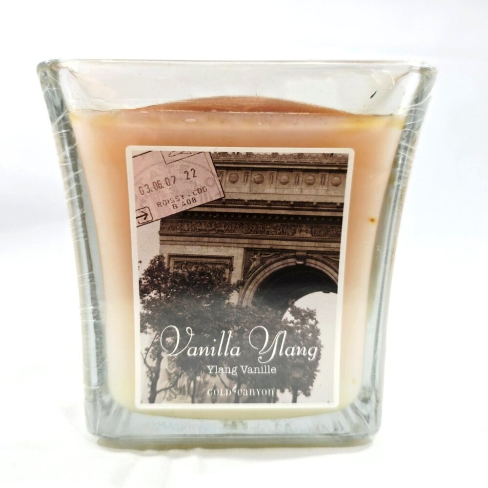 Gold Canyon VANILLA YLANG 13oz Candle Passport Travels Collection Made in USA